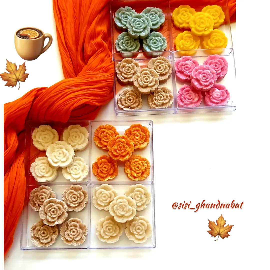 نبات رنگی  دمنوشی طرح رز پک های ۲۰ تایی